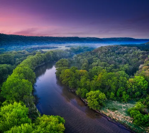 Aerial River 4K Wallpaper · aerial · 3840×3425