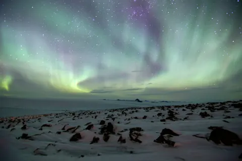 Fondo de pantalla Aurora boreal 4K · nature · 3840×2563