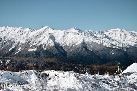 Winter Mountains 4K Wallpaper · winter · 3840×2560