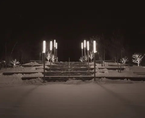 Snowfall 4K Wallpaper · winter · 3840×3113