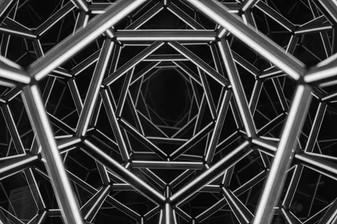 Neon Tunnel 4K Wallpaper · neon · 3840×2562