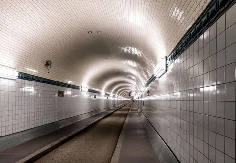Neon Tunnel 4K Wallpaper · neon · 3840×2653