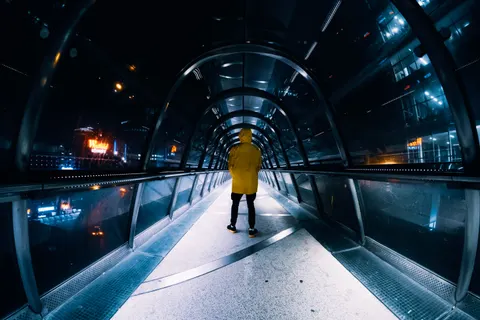 Neon Tunnel 4K Wallpaper · neon · 3840×2561