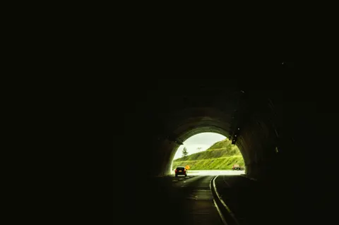 Neon Tunnel 4K Wallpaper · neon · 3840×2553
