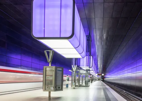 Neon Tunnel 4K Wallpaper · neon · 3840×2743