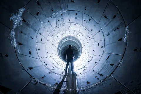 Neon Tunnel 4K Wallpaper · neon · 3840×2560