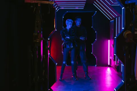 Neon Tunnel 4K Wallpaper · neon · 3840×2560