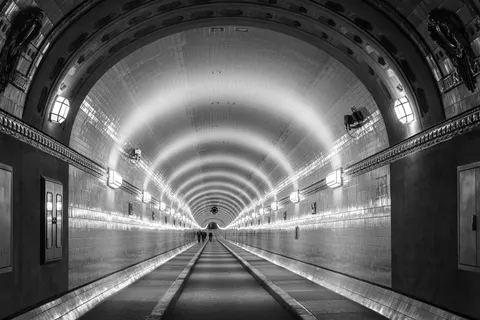 Neon Tunnel 4K Wallpaper · neon · 3840×2560