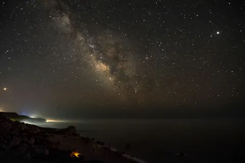 海上银河 4K壁纸 · space · 3840×2560