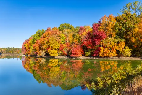 Autumn Lake 4K Wallpaper · autumn · 3840×2561