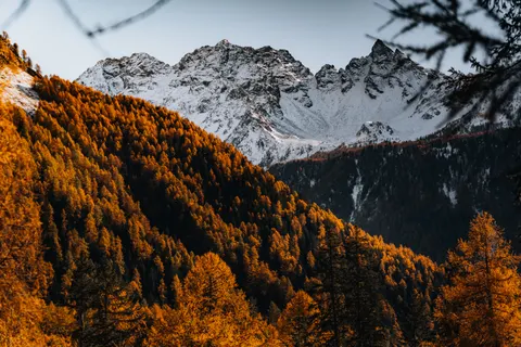 Autumn Mountains 4K Wallpaper · autumn · 3840×2560