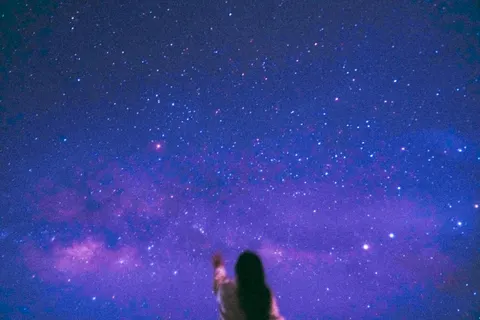 Purple Nebula Sky 4K Wallpaper · space · 3840×2561