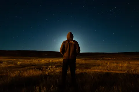 Starlit Silhouette 4K Wallpaper · space · 3840×2560