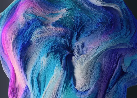 Powder Burst 4K Wallpaper · abstract · 3840×2765