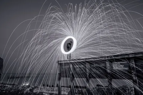 Light Painting 4K Wallpaper · abstract · 3840×2560