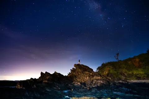 海上の天の川 4K壁紙 · space · 3840×2561
