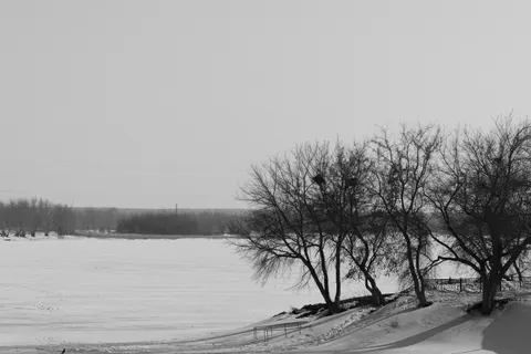 Snow Field 4K Wallpaper · minimal · 3840×2560