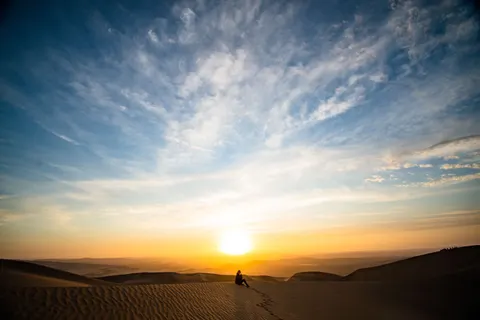 Dune Sunset 4K Wallpaper · minimal · 3840×2560