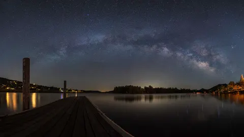 海上银河 4K壁纸 · space · 3840×2158
