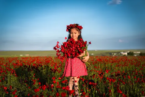 Fondo de pantalla Campo de amapolas 4K · flowers · 3840×2560
