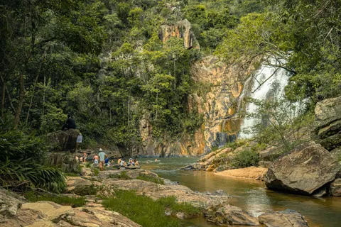 Tropical Falls 4K Wallpaper · tropical · 3840×2560