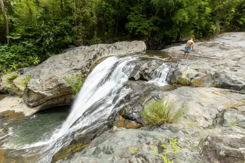 Tropical Falls 4K Wallpaper · tropical · 3840×2560