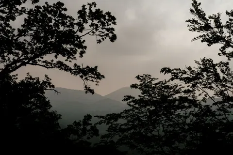 Dark Mountains 4K Wallpaper · dark · 3840×2560