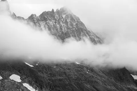 Dark Mountains 4K Wallpaper · dark · 3840×2560