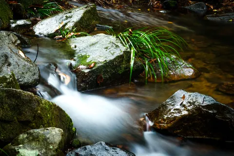 Silky Waterfall 4K Wallpaper · waterfall · 3840×2560