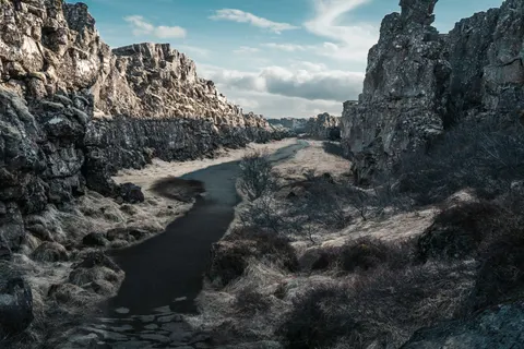 Iceland Falls 4K Wallpaper · waterfall · 3840×2560