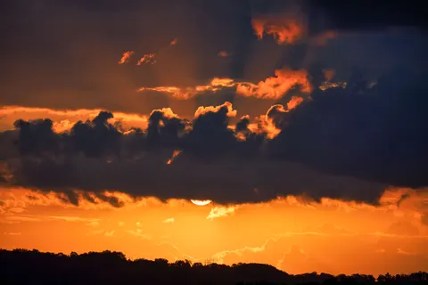 Golden Sunset 4K Wallpaper · sunset · 3840×2560