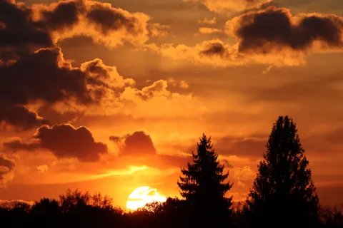 Golden Sunset 4K Wallpaper · sunset · 3840×2560
