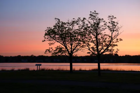 Sunset Silhouette 4K Wallpaper · sunset · 3840×2561