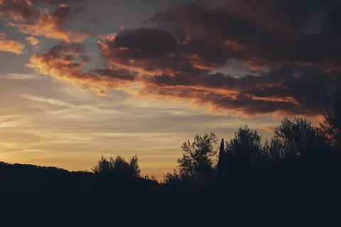 Sunset Silhouette 4K Wallpaper · sunset · 3840×2560