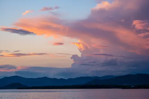 Pink Sunset 4K Wallpaper · sunset · 3840×2560