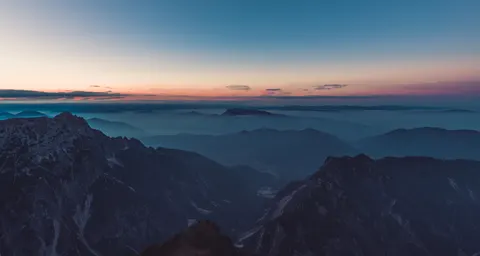 Sunset Mountains 4K Wallpaper · sunset · 3840×2051