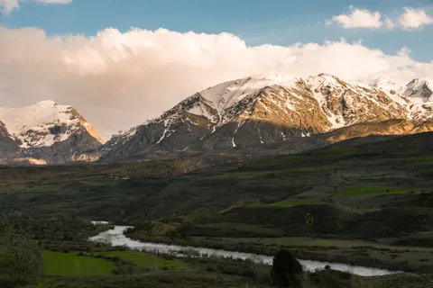 Sunset Mountains 4K Wallpaper · sunset · 3840×2560