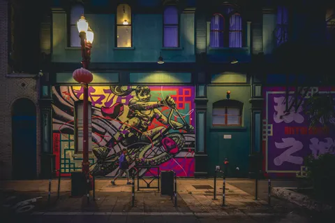 Neon City 4K Wallpaper · neon · 3840×2555