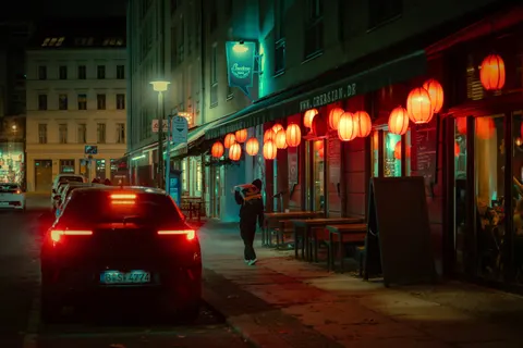 Neon City 4K Wallpaper · neon · 3840×2560