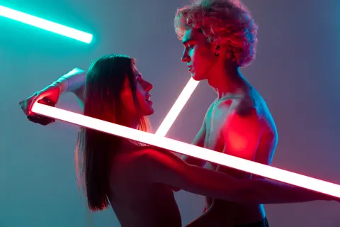 Neon Lights 4K Wallpaper · neon · 3840×2560