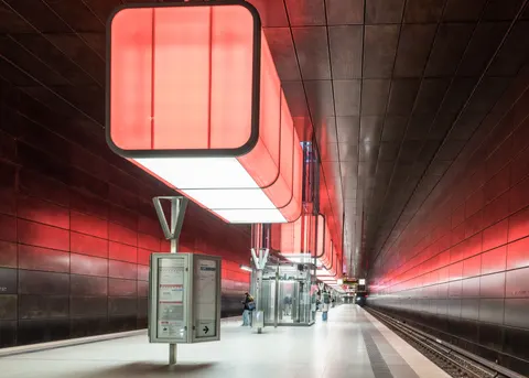 Neon Tunnel 4K Wallpaper · neon · 3840×2743