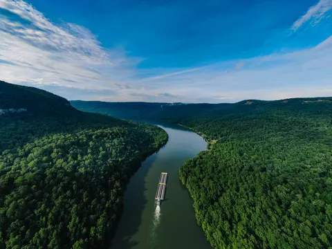 Aerial River 4K Wallpaper · aerial · 3840×2880