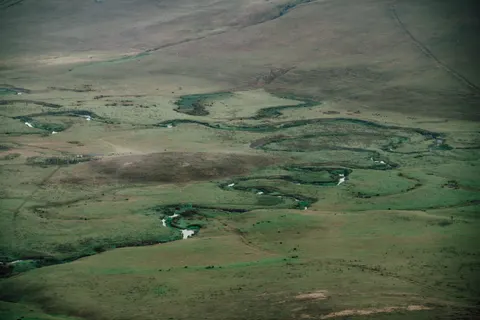 Aerial River 4K Wallpaper · aerial · 3840×2560