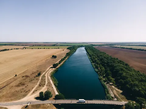 Aerial River 4K Wallpaper · aerial · 3840×2880