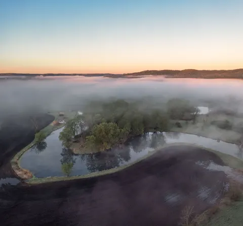 Aerial River 4K Wallpaper · aerial · 3840×3568