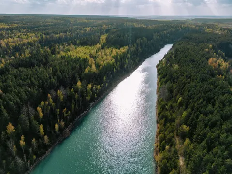 Aerial River 4K Wallpaper · aerial · 3840×2880