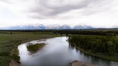 Aerial River 4K Wallpaper · aerial · 3840×2160
