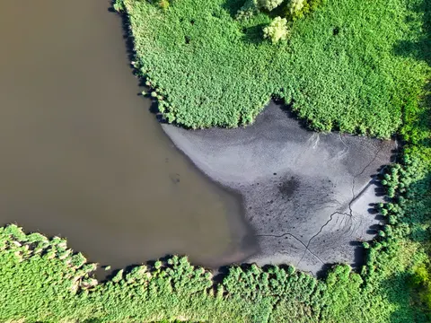 Aerial River 4K Wallpaper · aerial · 3840×2880