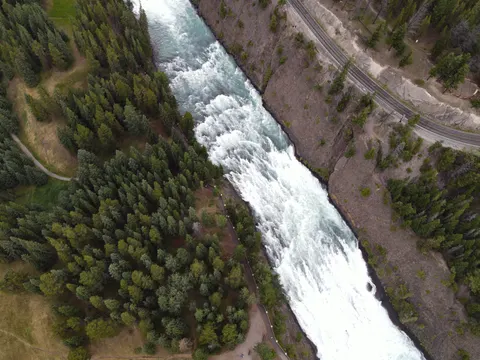 Aerial River 4K Wallpaper · aerial · 3840×2880