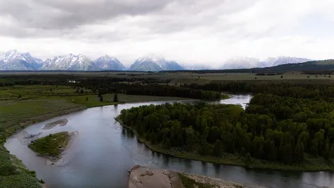 Aerial River 4K Wallpaper · aerial · 3840×2160
